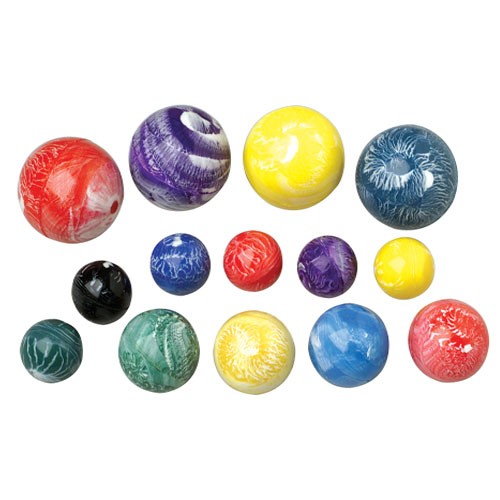 Swirl Bouncy Balls<br>35mm(1 3/8")-1 dozen